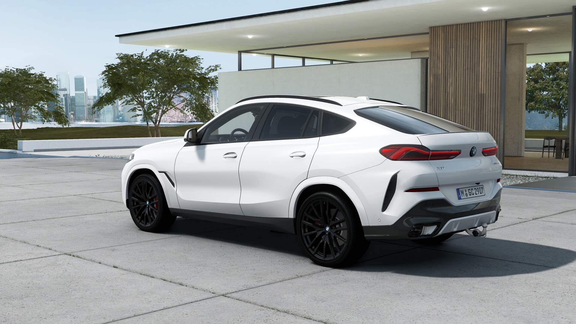 BMW X6 30d xDrive Msport | nový facelift | novinka 2023 | nové auto ve výrobě | sportovně luxusní naftové SUV COUPÉ | bílo-černá | maximální výbava | objednání online | auto eshop AUTOiBUY.com